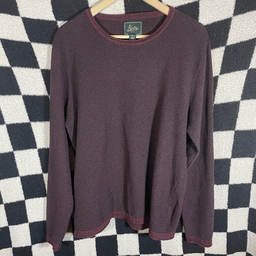 Bixby Nomad‎ Knit Long Sleeve Light Sweater Shirt Men's Large